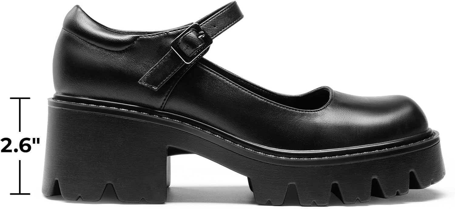 Thumbnail 3 de DREAM PAIRS Esther Mary Janes 2.6 in Heel