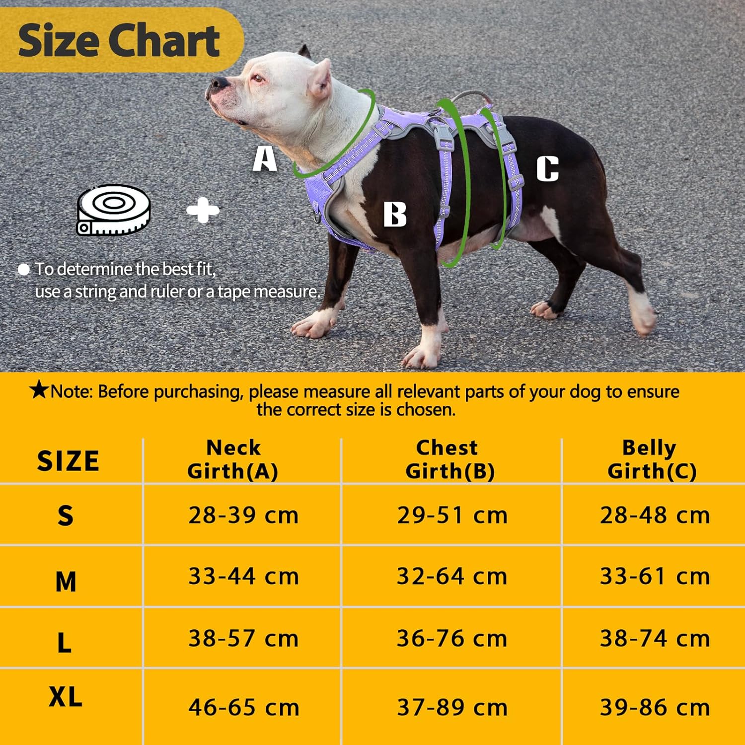 Detalle 2 de Huntboo No Escape Dog Harness Lavender M