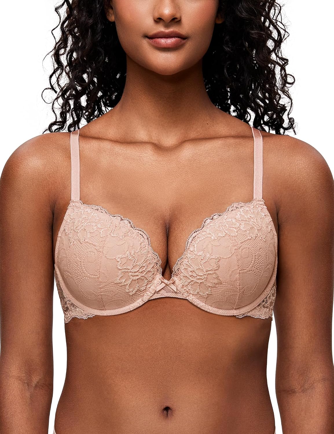Detalle de Deyllo Push Up Lace Bra