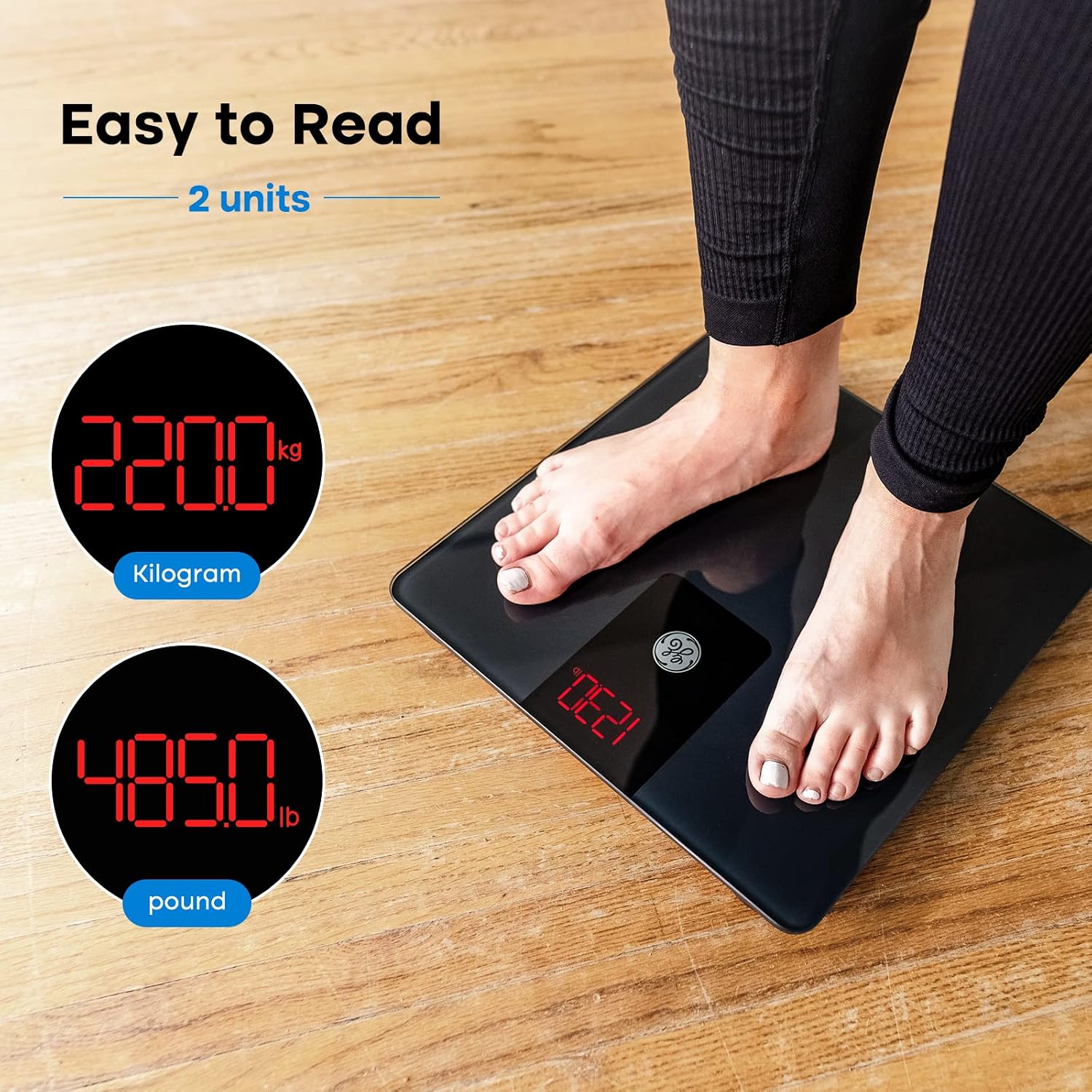 Thumbnail 3 de GE 500 lb Bathroom Scale with Bluetooth