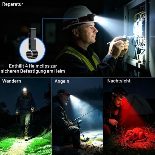 Thumbnail 8 de Blukar 2026 Gen 2 Stirnlampe LED Aufladbar – Superhell, dimmbar und vielseitig