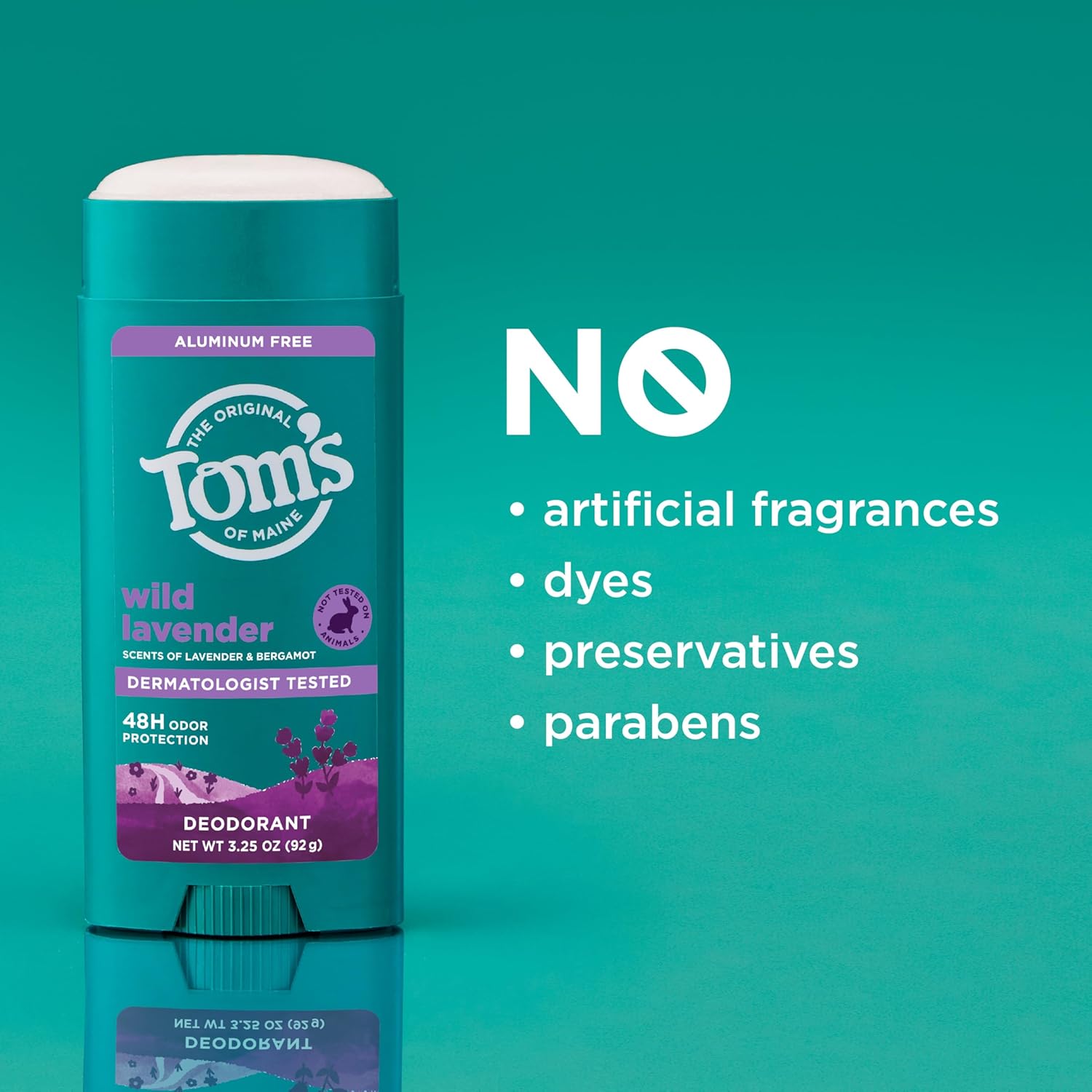 Thumbnail 6 de Tom’s of Maine Wild Lavender Aluminum-Free Natural Deodorant (2 Pack, 3.25 oz each) — 48-Hour Odor Protection