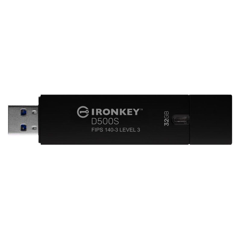 Detalle 2 de Kingston IronKey D500S 32GB: USB de seguridad militar con cifrado hardware y resistencia extrema
