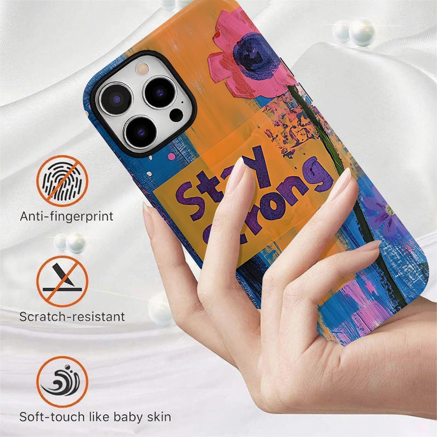 Detalle 2 de Floral iPhone 16 Pro Max Case