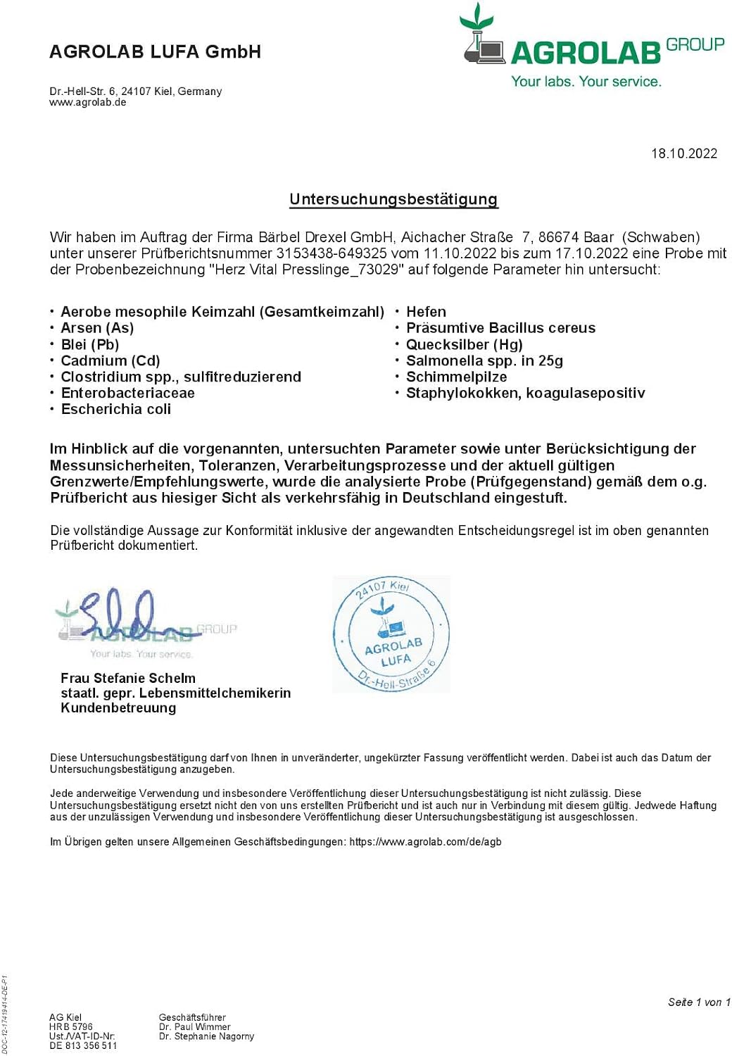 Detalle de BÄRBEL DREXEL Herz Vital – Natürliche Cardio-Formel mit Weißdorn, Herzgespann, Magnesium & Vitaminen (160 Stk)