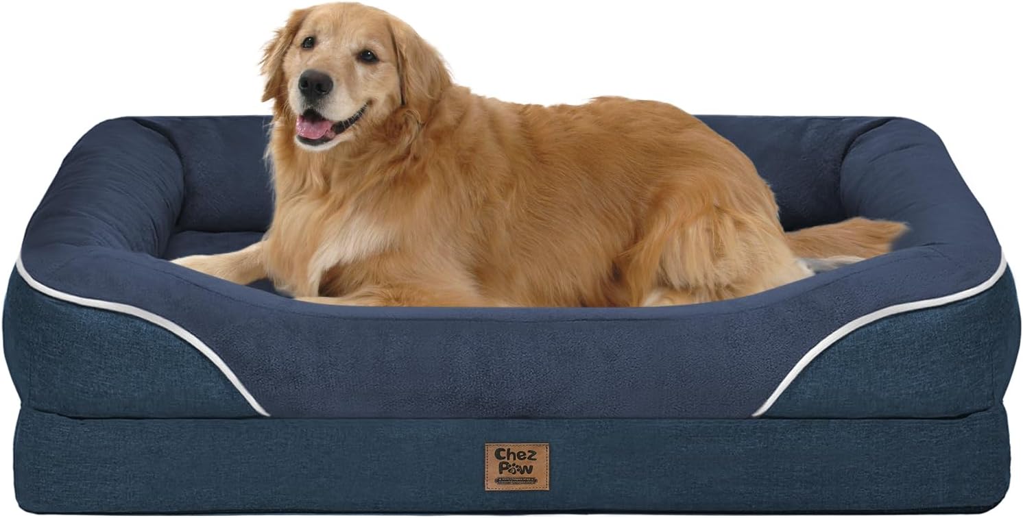 Detalle de Chez Paw Orthopedic Dog Bed, 42 x 30 Inch