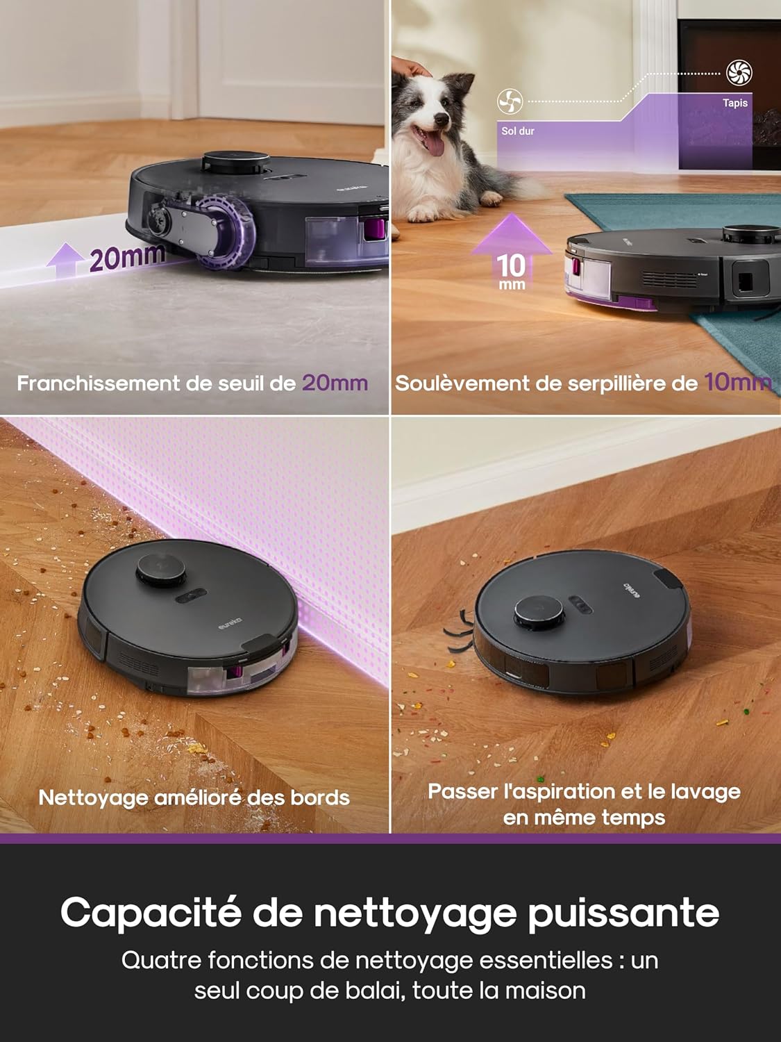 Thumbnail 5 de Eureka E20 Evo Plus aspirateur 10000 Pa đ€