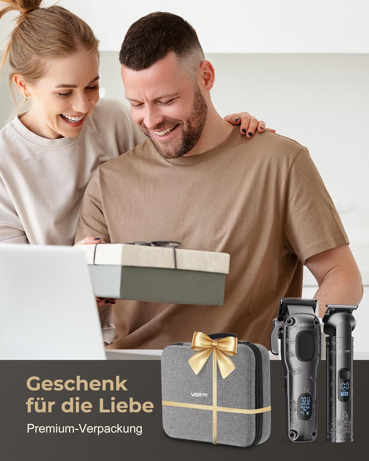 Thumbnail 6 de Vgrpro Haarschneidemaschine kabellos Trimmer