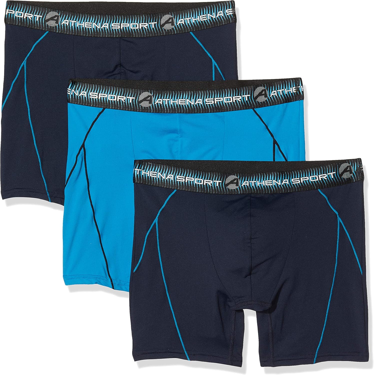 Thumbnail 2 de Athena Lot de 3 Boxers Longs Homme – Sport, Dry et Microfibre OEKO-TEX
