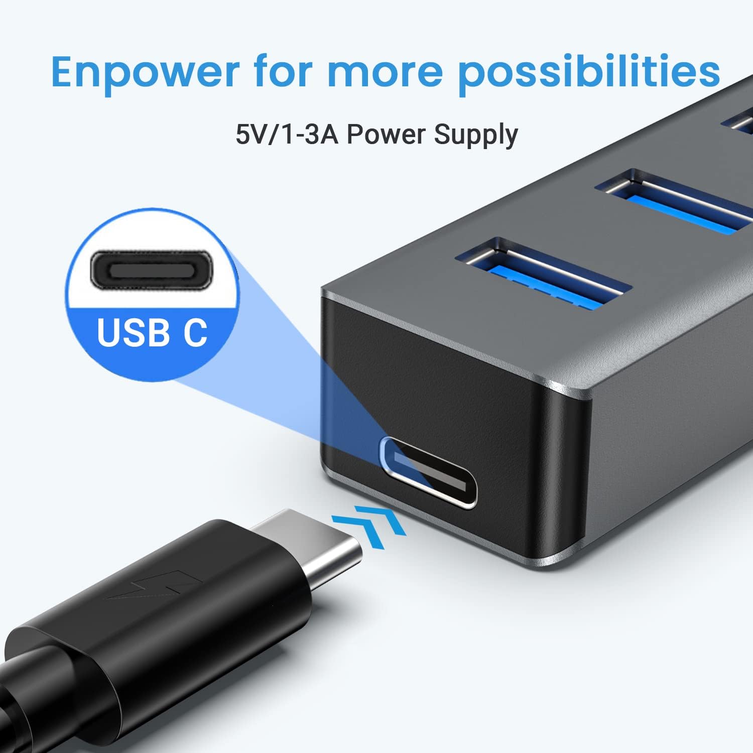 Thumbnail 6 de atolla 7-Port USB 3.0 Hub with 1m Cable