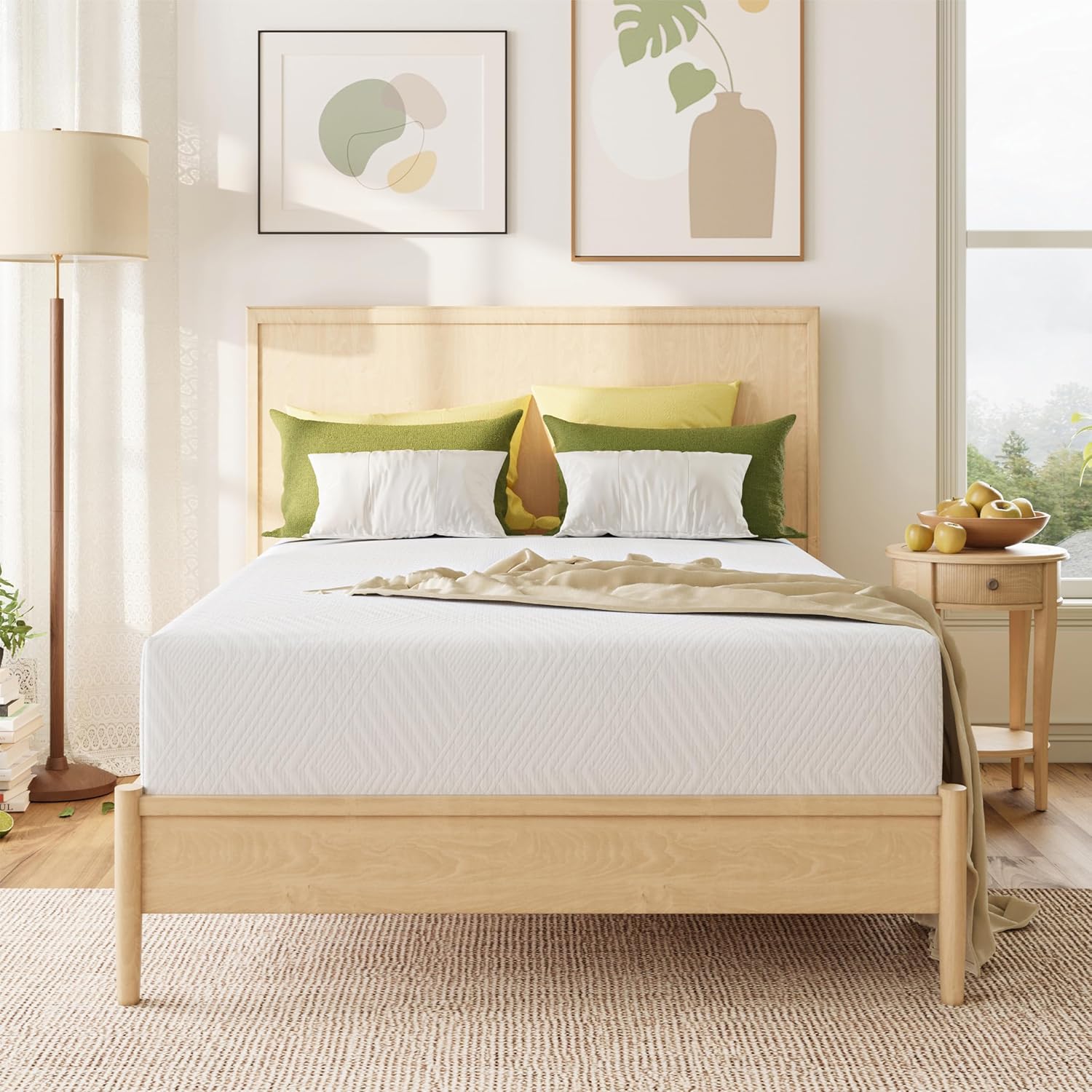 Detalle de MLILY ME5080F Full Memory Foam Mattress, 8-Inch Medium-Firm with Cooling Gel
