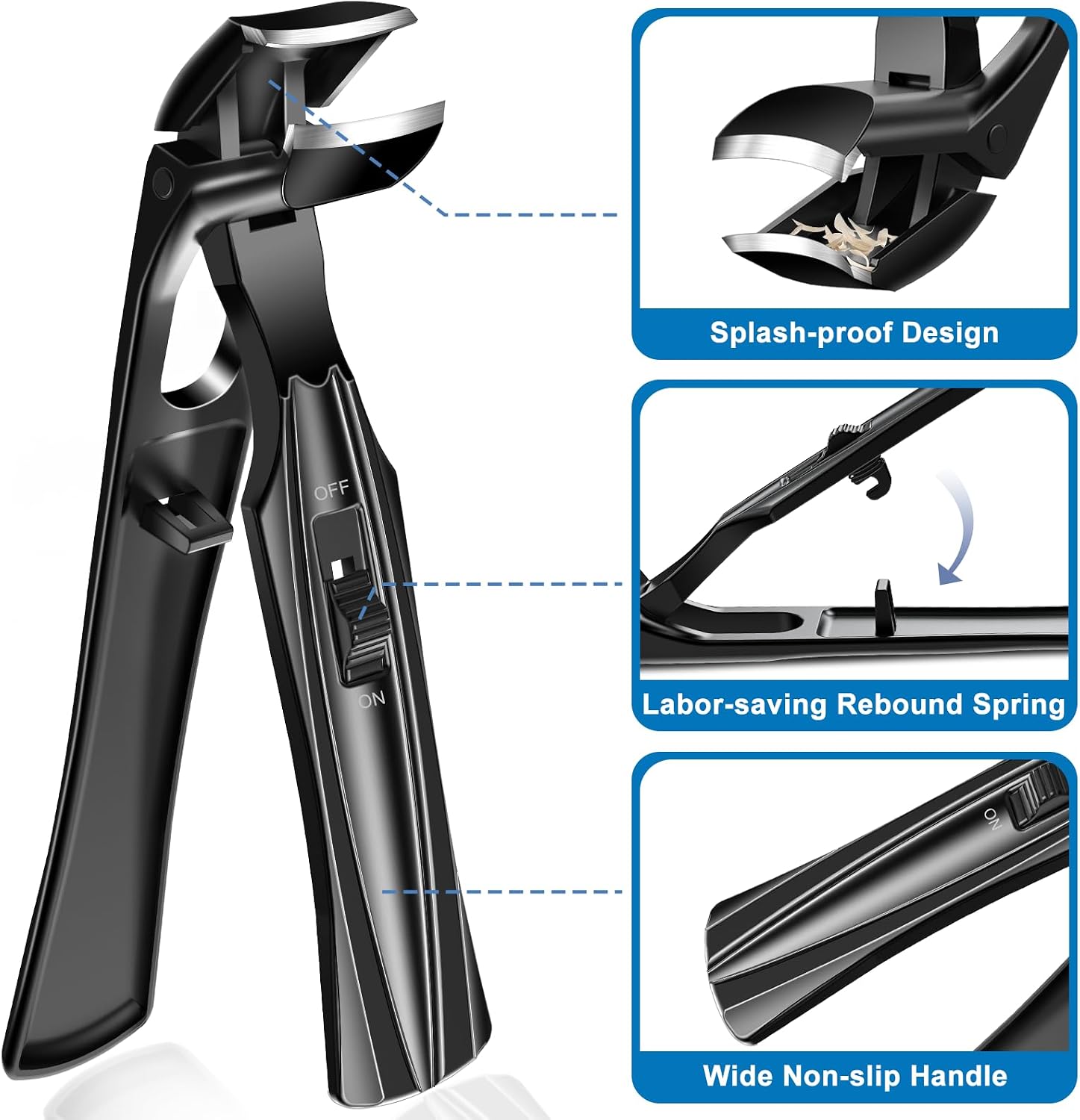 Thumbnail 3 de GJNL Nagelknipser Ergonomisch Breiter Kiefer