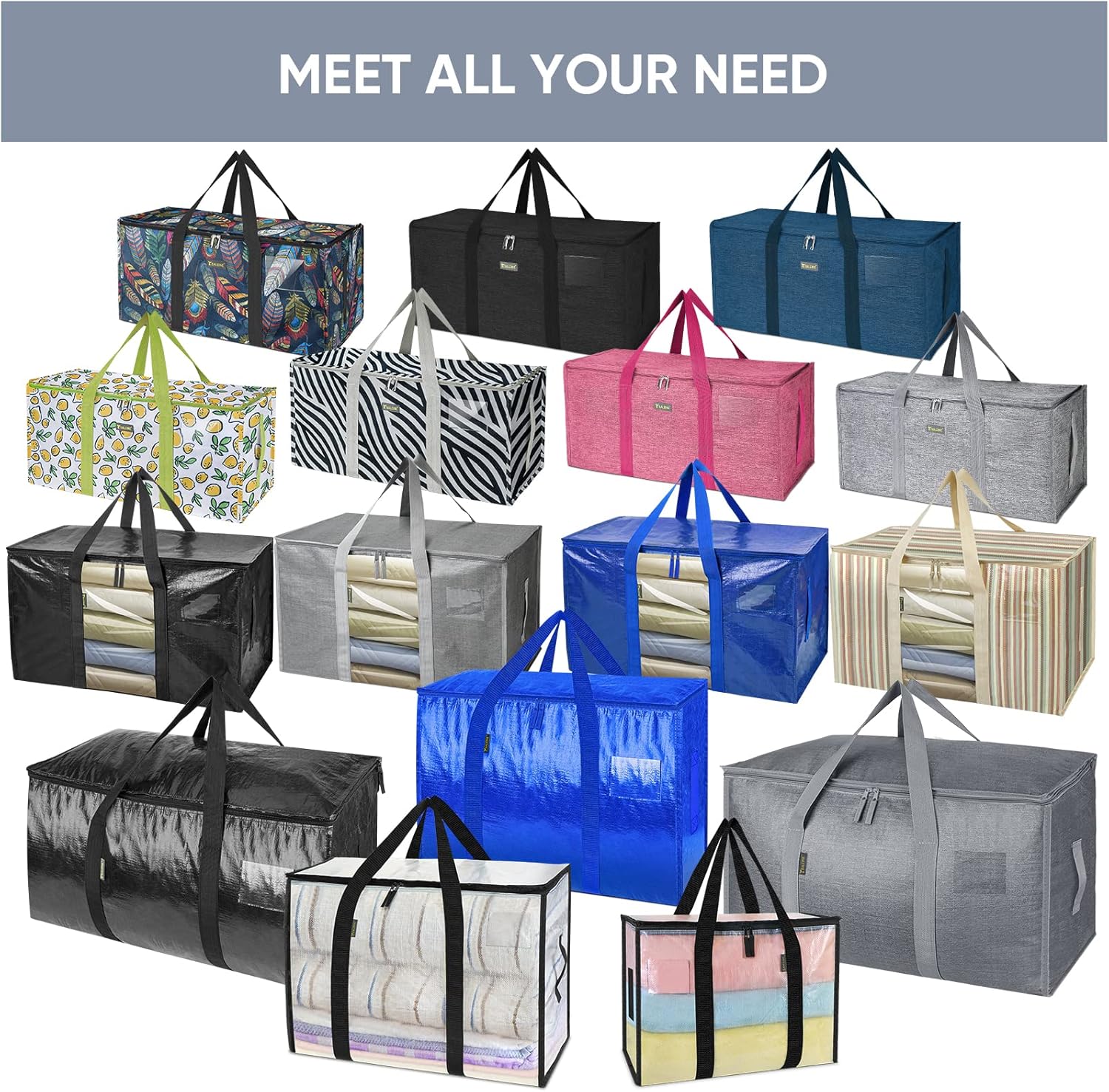 Detalle 1 de TICONN Extra Large Moving Bags 24 Gallon