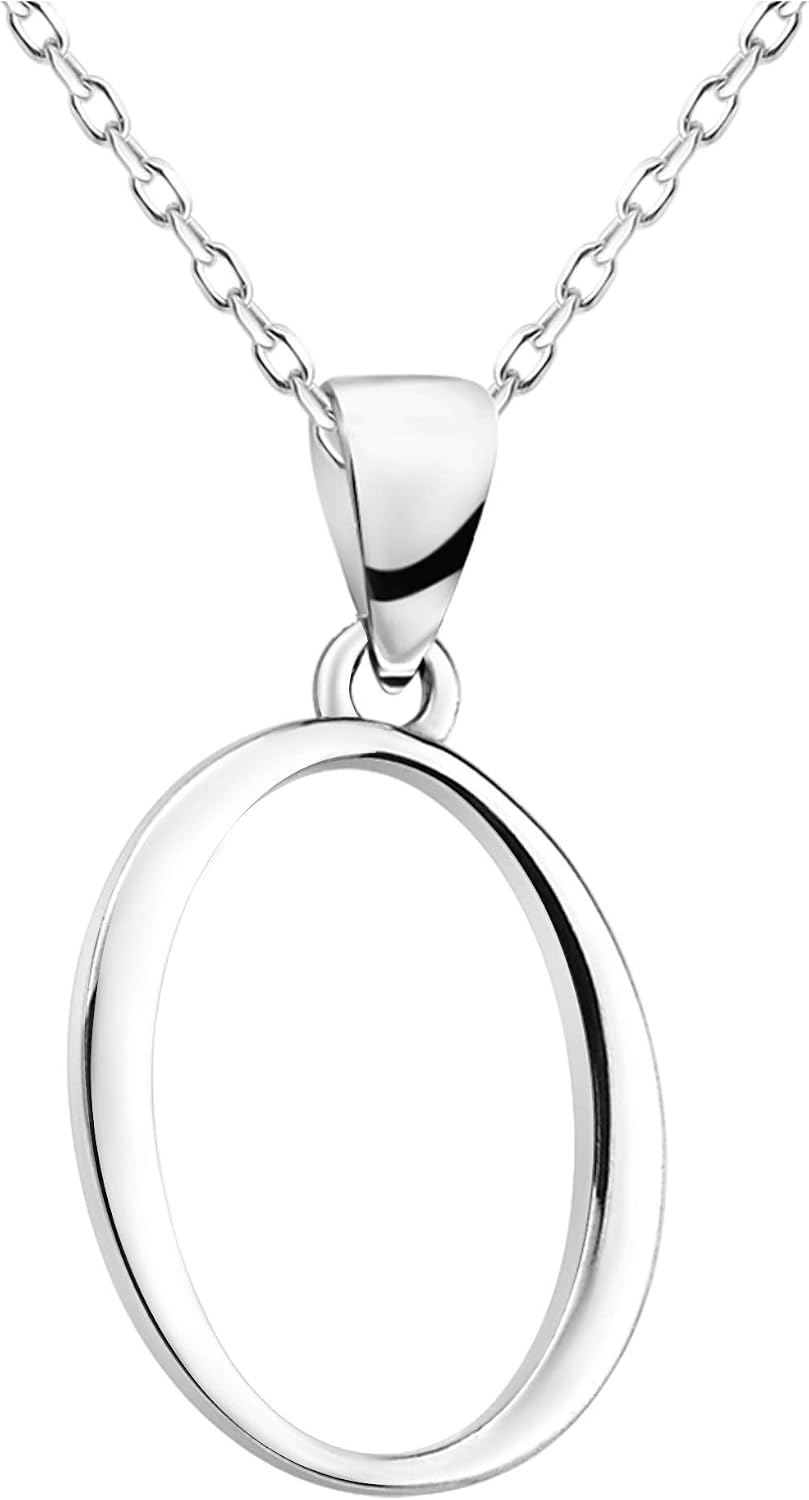 Detalle 2 de Sofia Milani Damen-Halskette aus 925 Sterling Silber mit „B“-Buchstaben-Anhänger