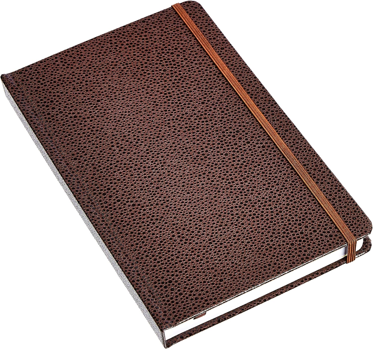 Detalle de Amazon Basics Carnet Ligné, Lot de 2 – Noir / Marron