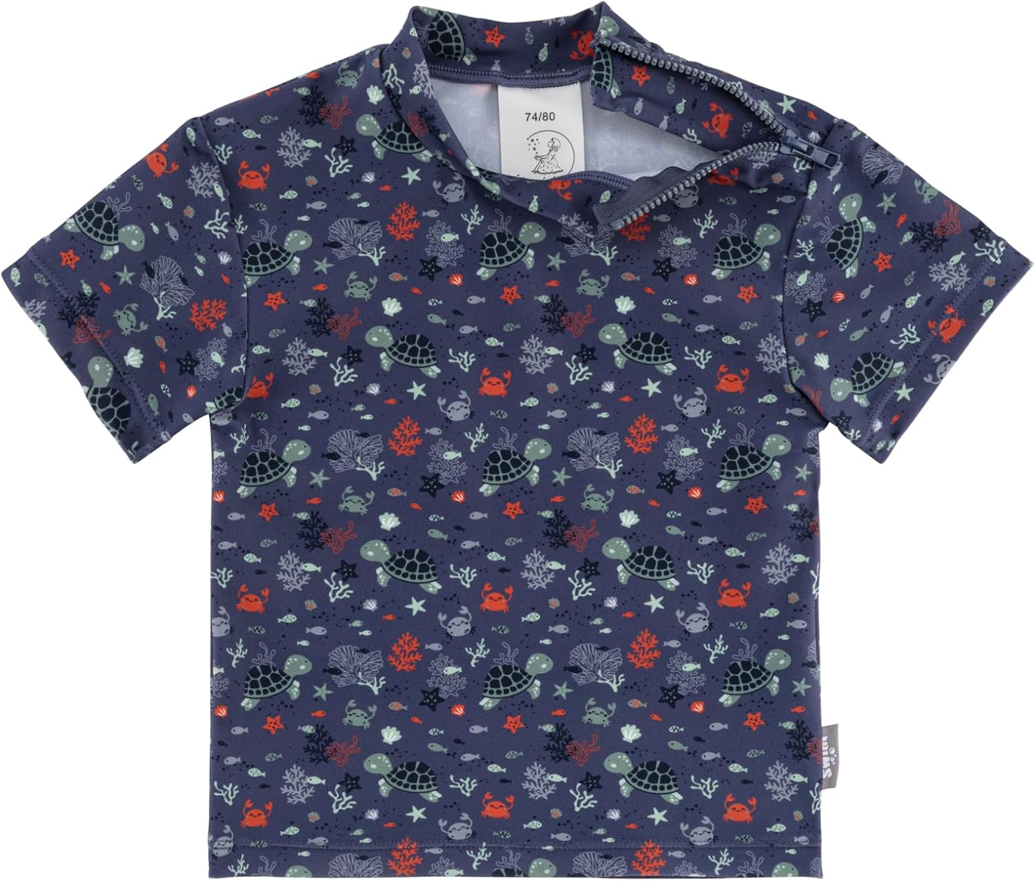 Detalle de Sterntaler Jungen Badeshirt Kurzarm Unterwasser Schwimmshirt-Set – Blau, Größe 104