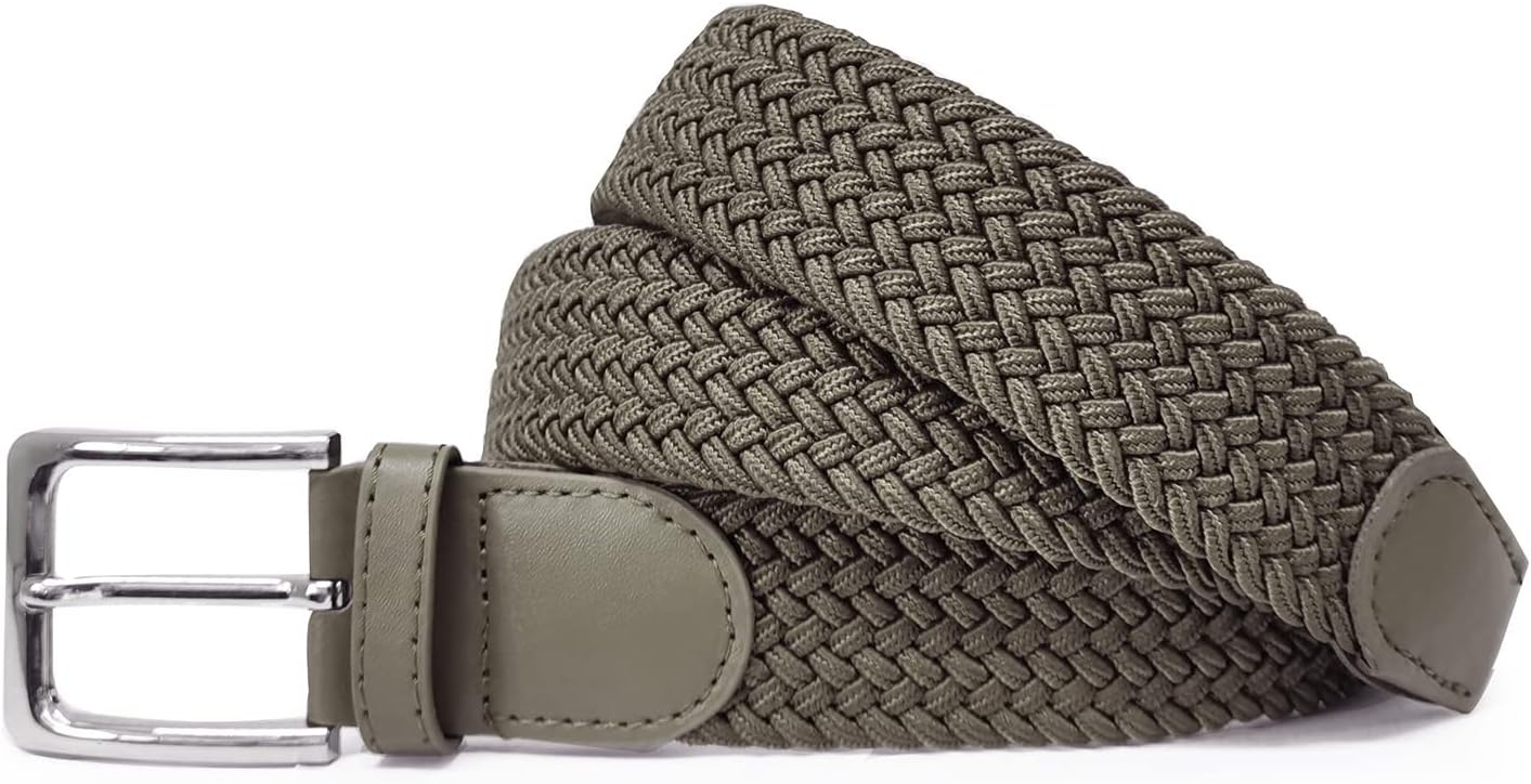 Thumbnail 1 de Glamexx24 Elastischer Gürtel Unisex – Geflochtener Stretchgürtel ohne Lochung, 3,5 cm breit