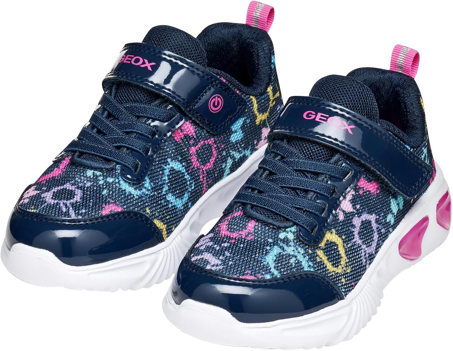 Detalle 2 de Geox J Assister Girl B: Scarpe ginnastica per bambine e ragazze, traspiranti e facili da indossare