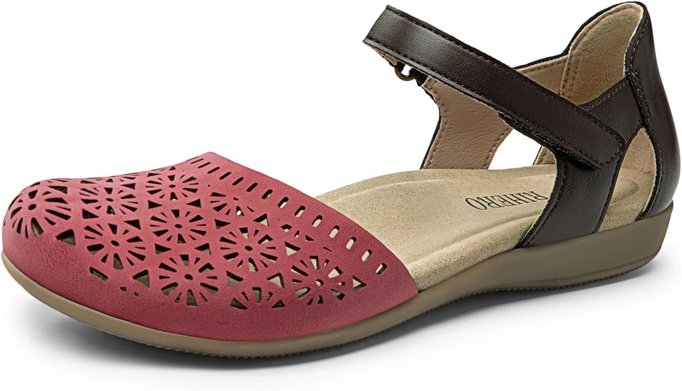 Thumbnail 6 de Rihero Women's Closed-Toe Flat Sandals