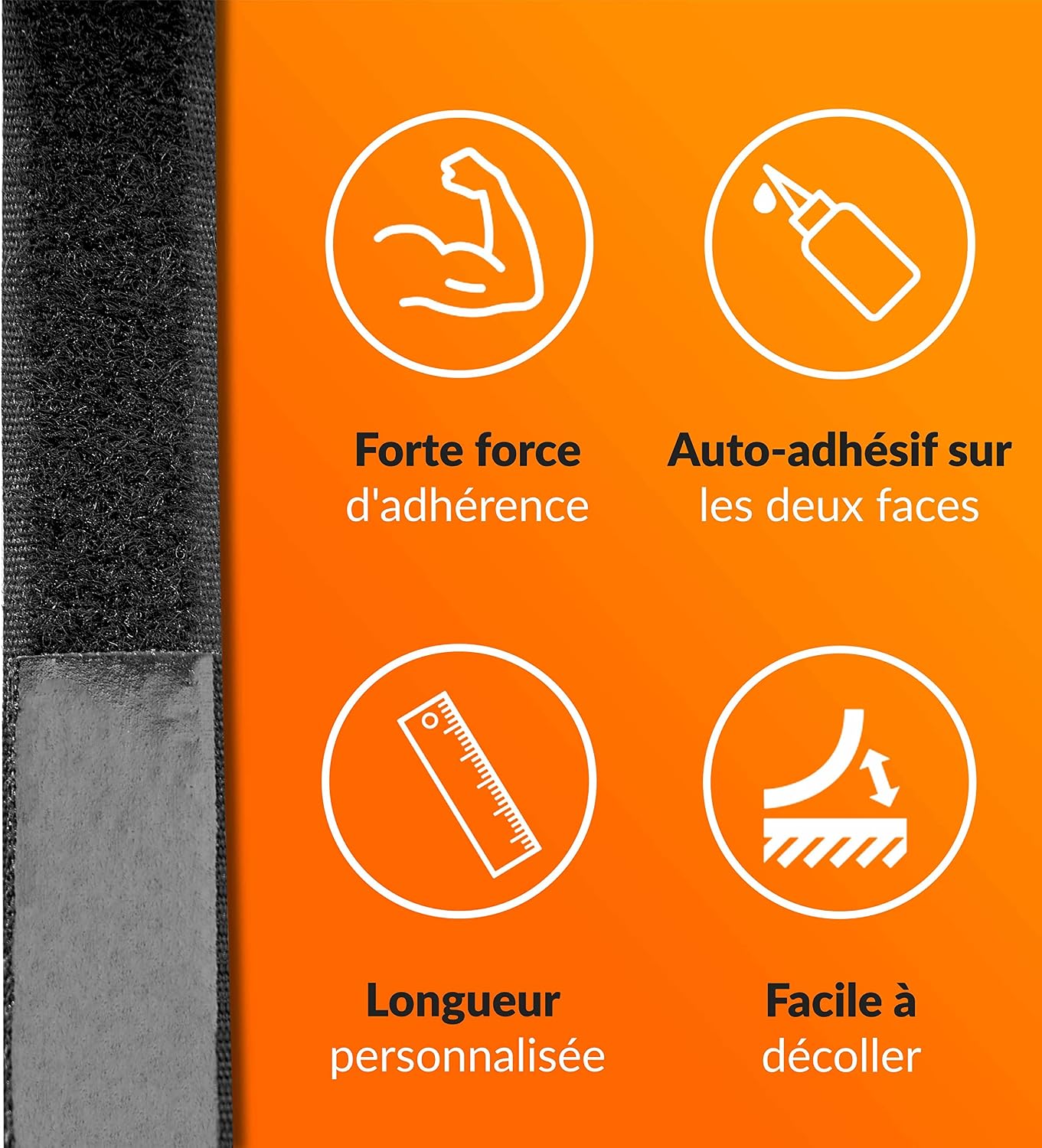 Detalle 2 de Autocollant double face Scratch 8 m