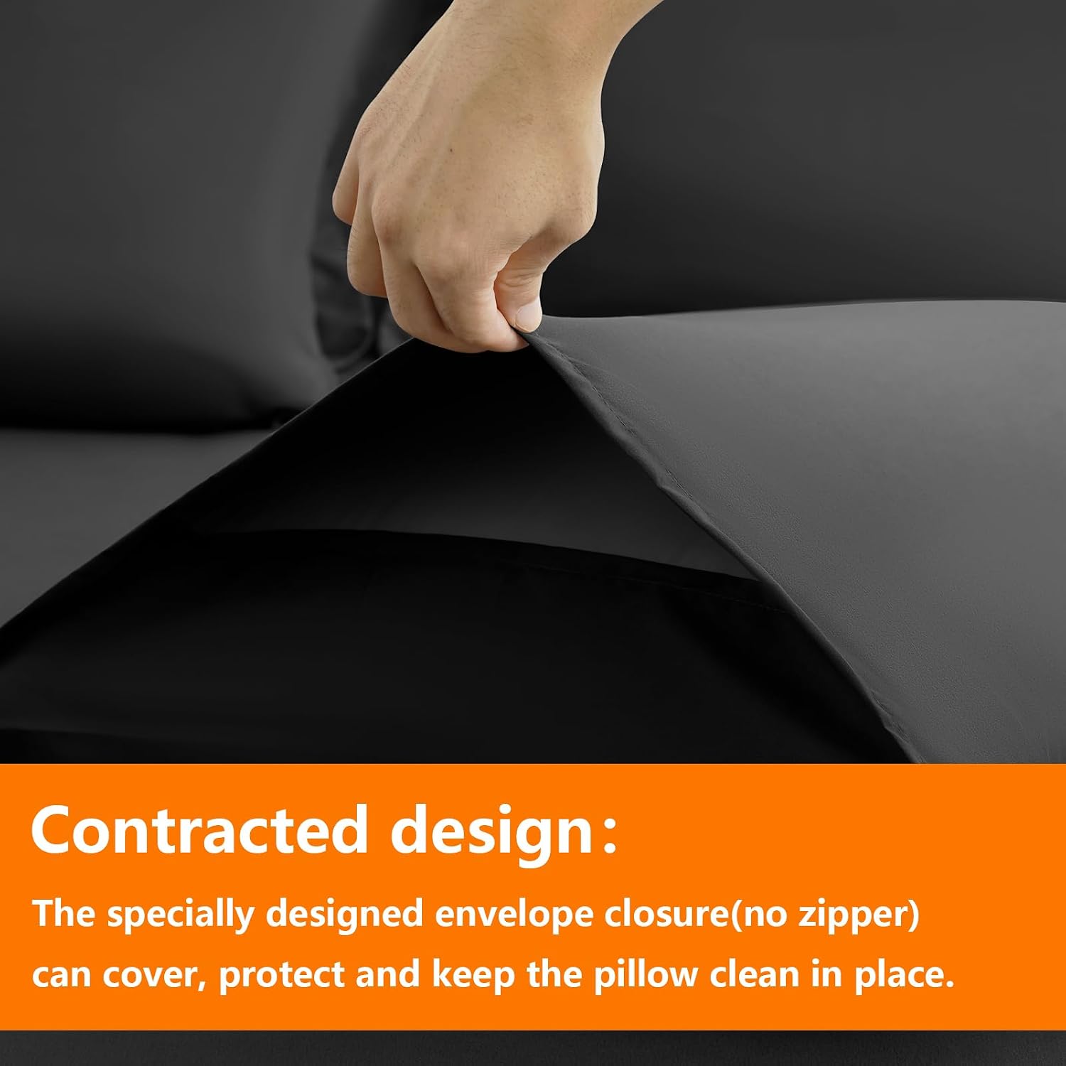 Thumbnail 3 de TAIMIT Full Size Comforter Set (7-Piece) — Bed in a Bag with Reversible Quilted Comforter, Dark Grey