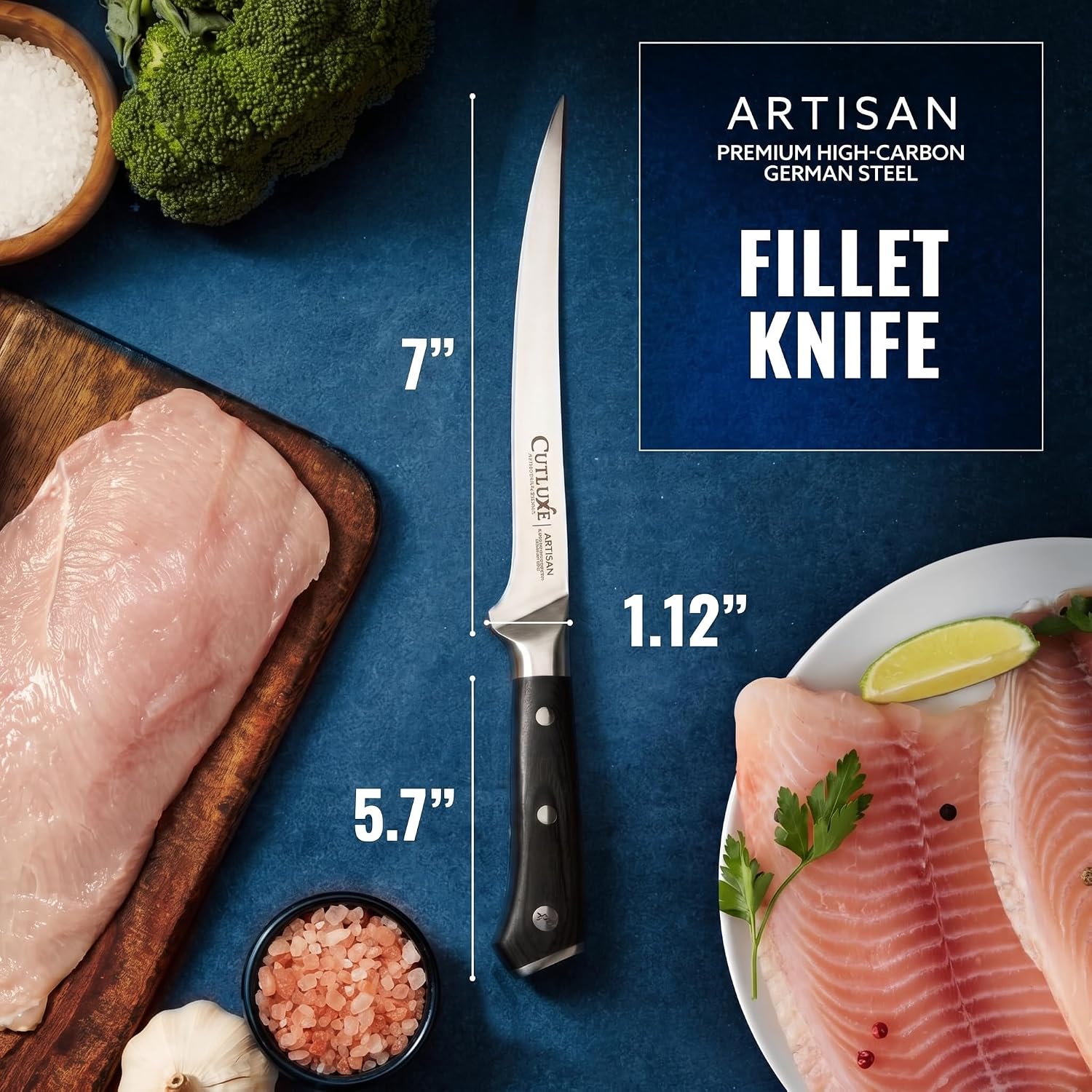 Thumbnail 1 de Cutluxe Fillet Knife 7-inch