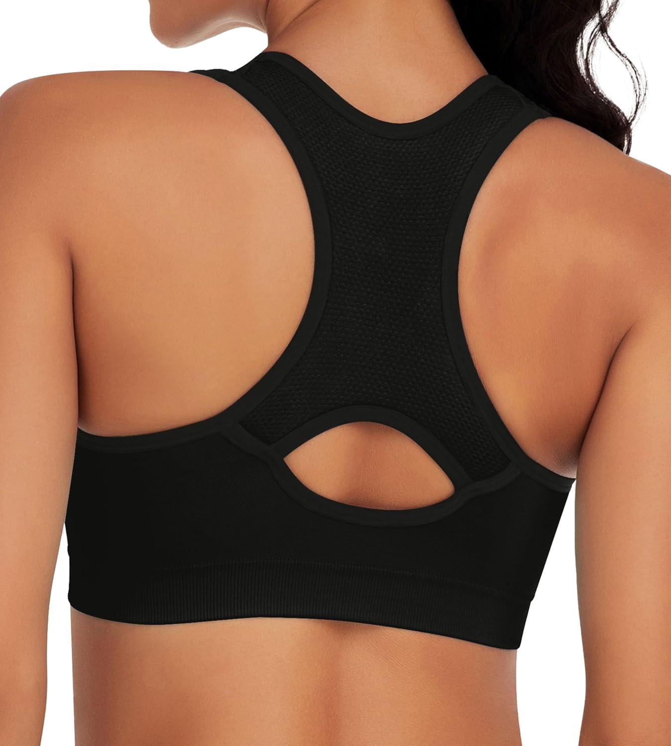 Detalle de MIRITY Seamless Racerback Sports Bra 3-pack