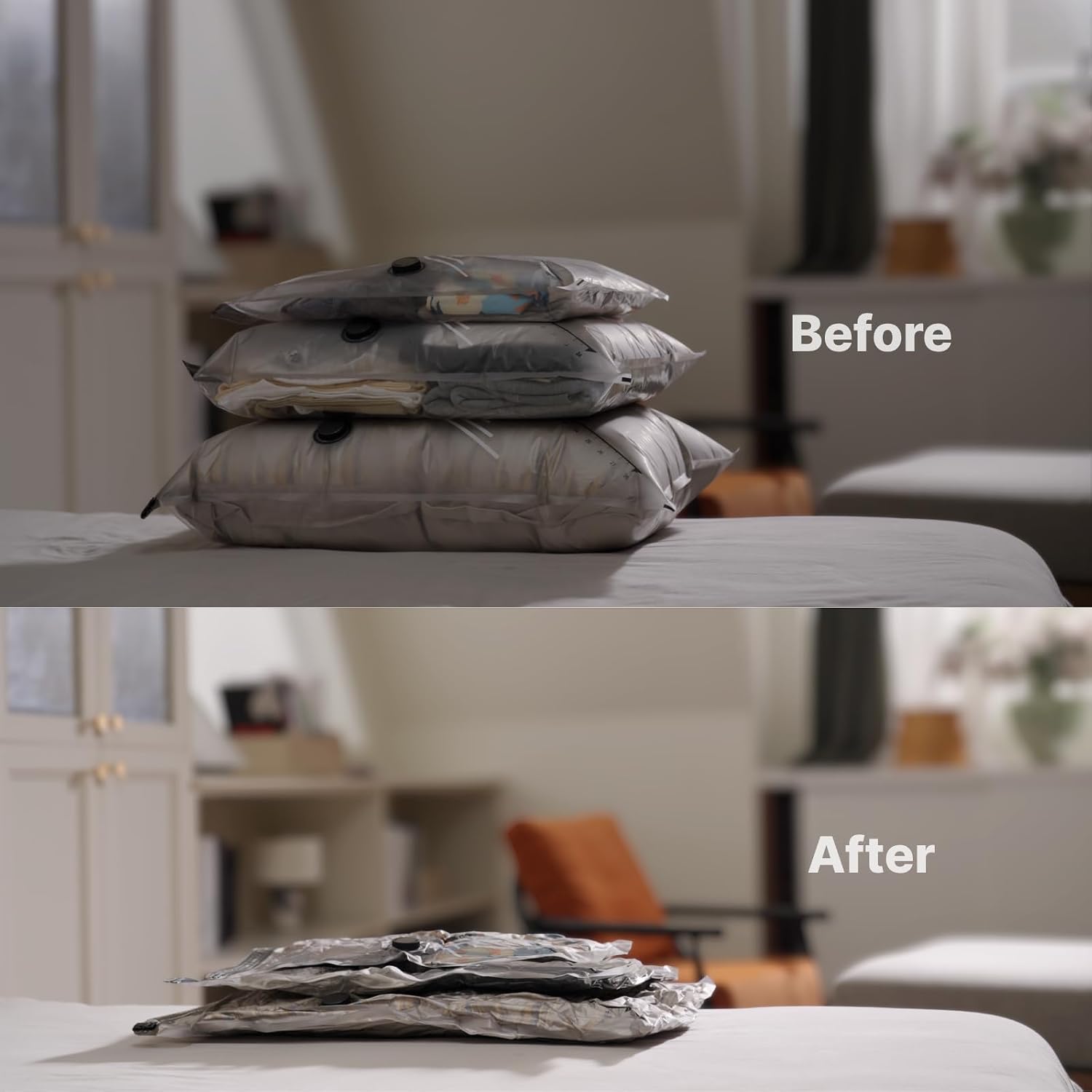 Detalle de ONFOVE Travel Vacuum Bags 10-Pack