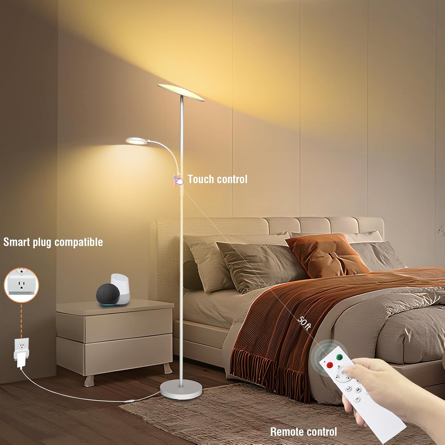 Thumbnail 3 de marctronic Weiß LED Stehlampe 42W 4200lm