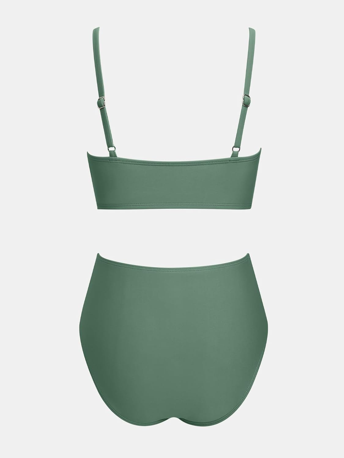Thumbnail 5 de CUPSHE Damen Bikini-Set mit Crossover-Bustier & High-Waist-Hose