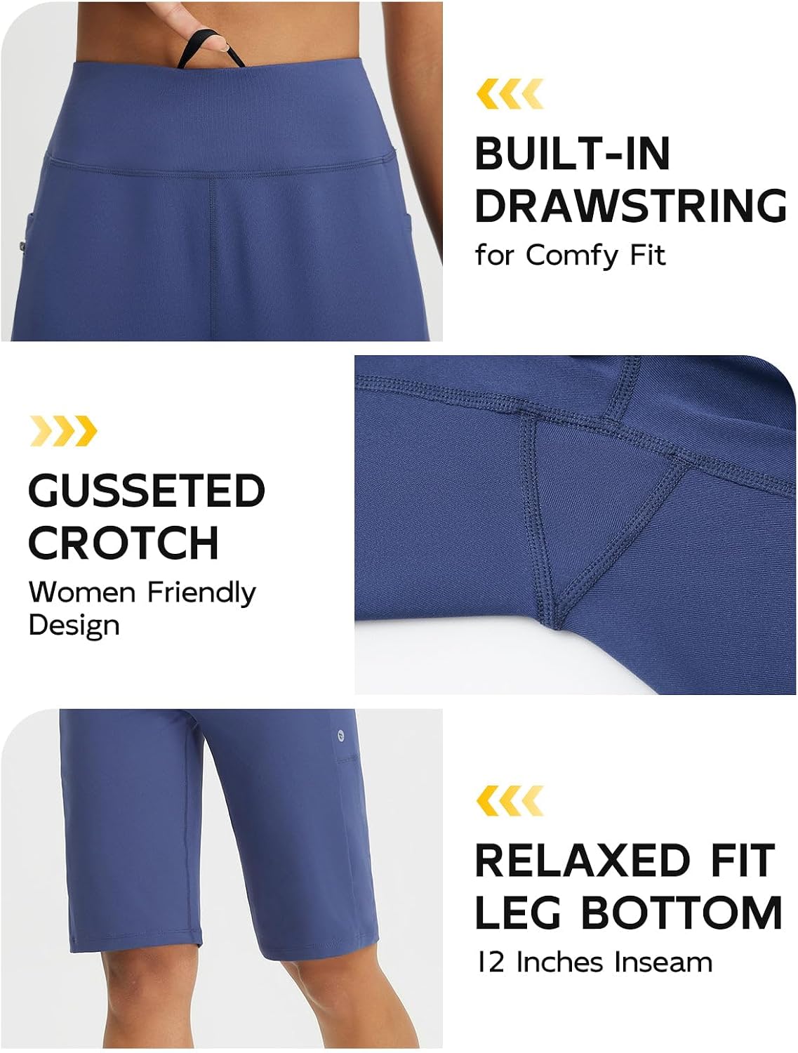 Detalle 2 de baleaf Women’s Bermuda Shorts 12 in