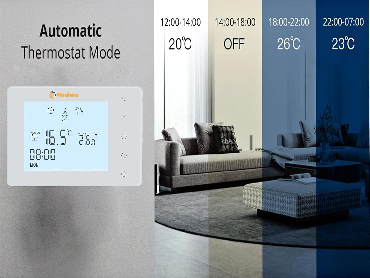 Thumbnail 6 de Termostato ambiente programmabile a batteria per caldaia a gas