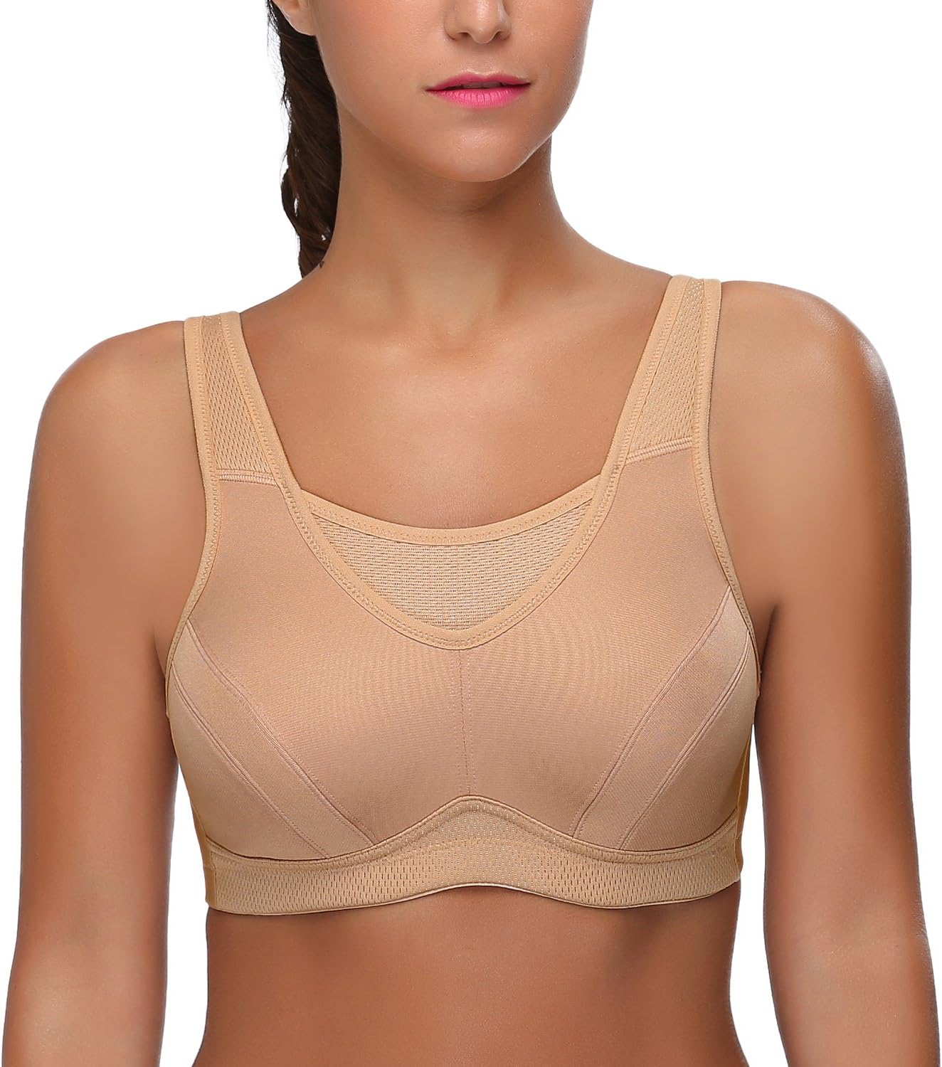 Thumbnail 4 de Wingslove High Impact Sports Bra for Women - Plus Size, Non-Padded, Wirefree, Bounce Control