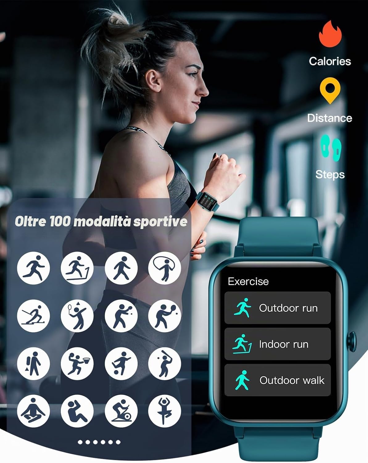 Thumbnail 2 de GRV Smartwatch Uomo Bluetooth
