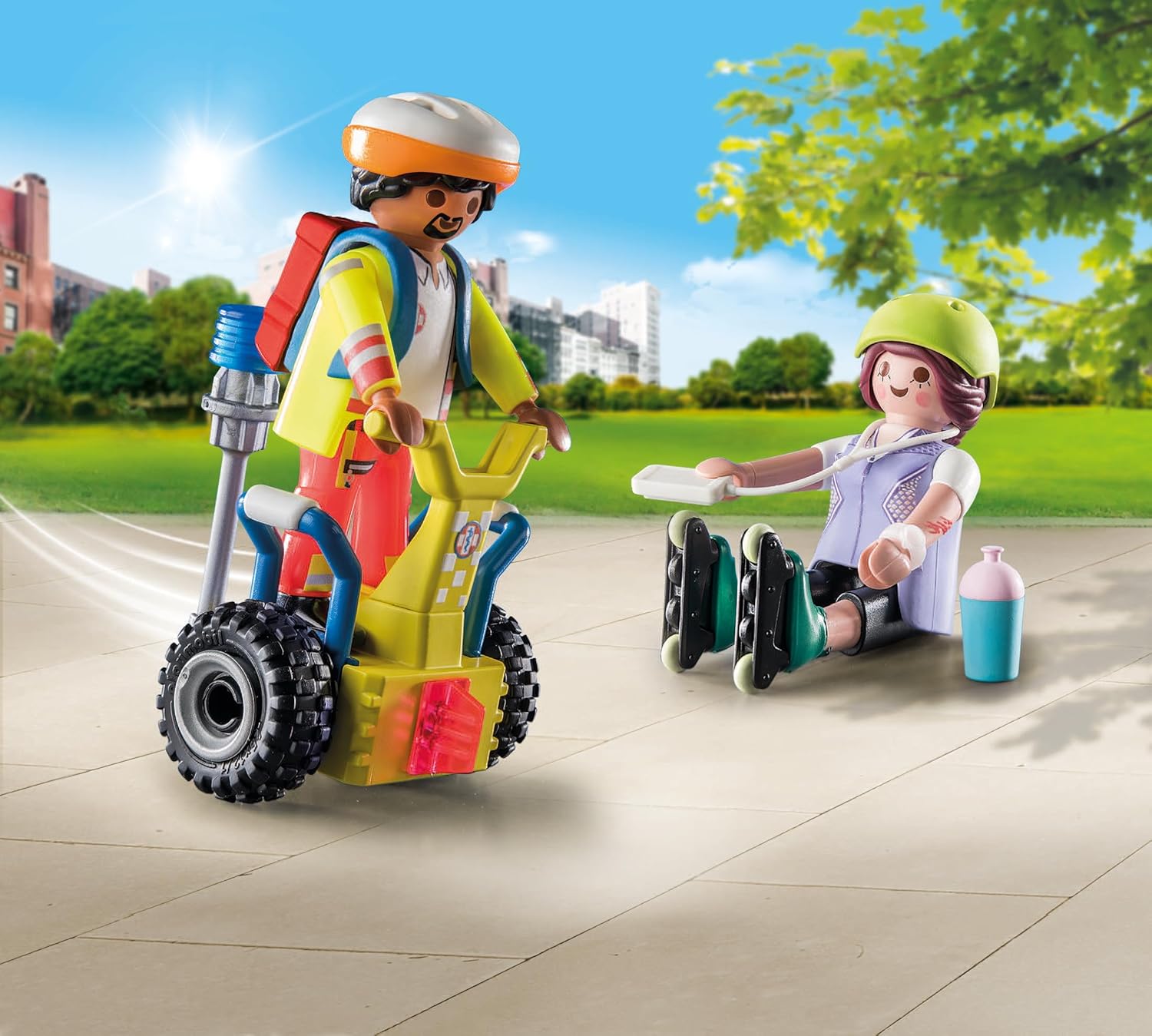 Thumbnail 1 de Playmobil 71257 Starter Pack Secouriste avec gyropode – City Life, Les Secours (2 personnages, gyropode, soins) — Coffret découverte dès 4 ans