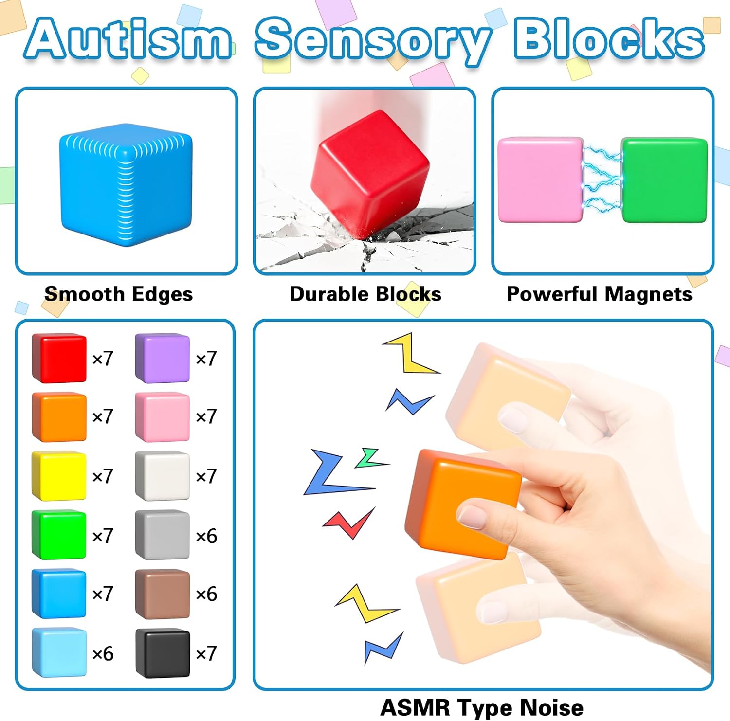 Thumbnail 1 de Apluses Magnetic Blocks magnetic building set for ages 3+