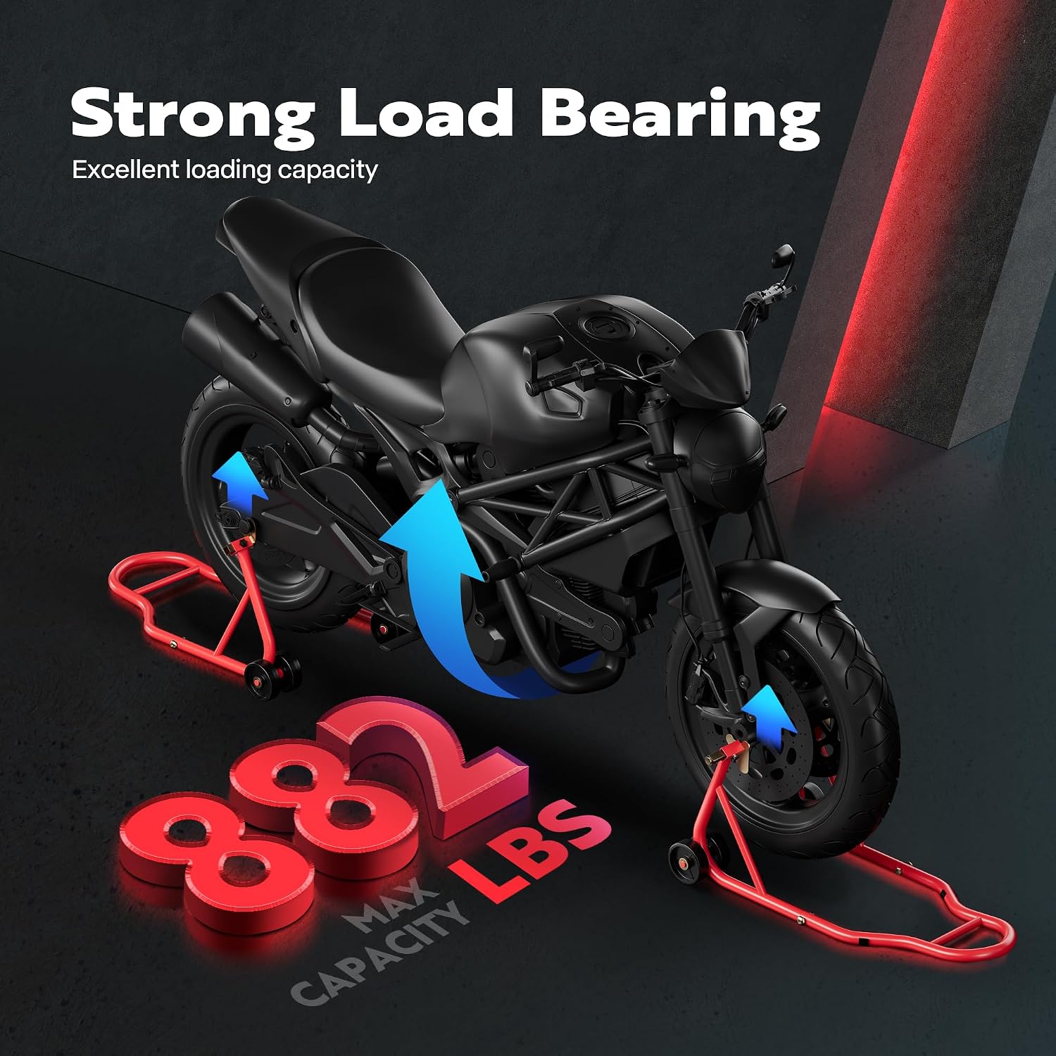 Thumbnail 6 de SPECSTAR Motorcycle Stand Combo, 882 lb Capacity