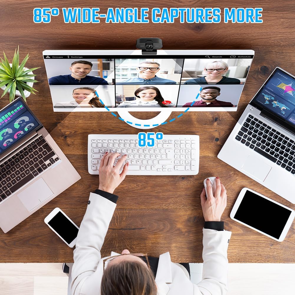 Thumbnail 4 de OFFCUP 1080p Webcam for PC