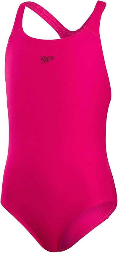 Speedo Eco Endurance+ Medalist Girl's Swimsuit 🩱 Electric Pink