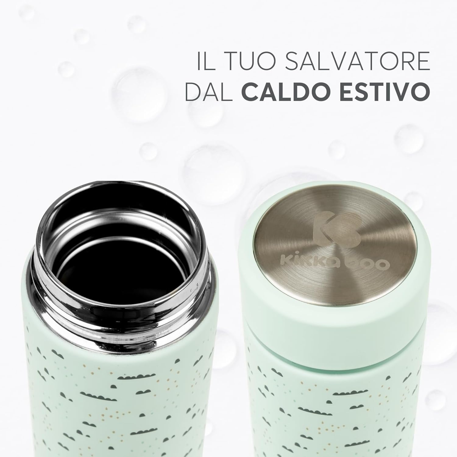 Thumbnail 5 de KikkaBoo Bouteille isotherme Savanna 500 ml – inox 304, filtre thé