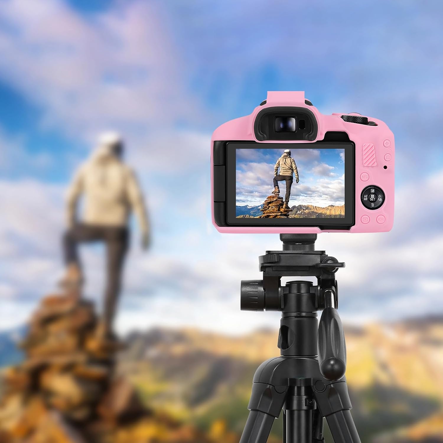 Thumbnail 6 de RAIALL Pink Silicone Case for Canon EOS R50 – Lightweight Protective Skin