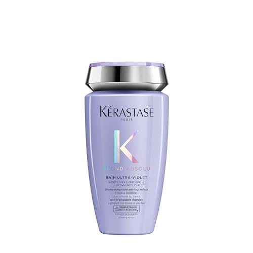 Detalle de Kérastase Blond Absolu Bain Ultra-Violet Shampoo gegen Gelbstich – 250 ml