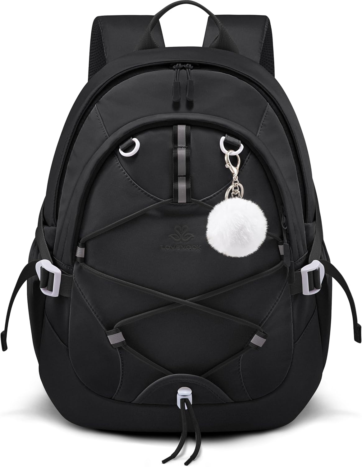 Thumbnail 6 de LOVEVOOK Schulrucksack Teenager Mädchen Damen 17,3 Zoll – wasserabweisender Laptop-Rucksack mit Brustgurt und Anti-Diebstahl-Fach