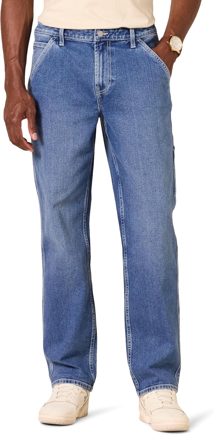 Thumbnail 6 de Amazon Essentials Men's Low-Stretch Relaxed-Fit Workwear Carpenter Jeans