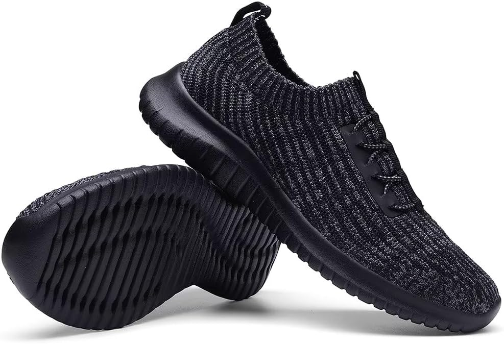 Detalle de KONHILL Women's Slip-On Trainers – Breathable, Lightweight Walking Shoes