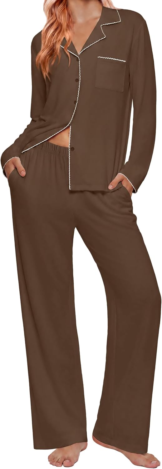 Thumbnail 6 de Ekouaer Women's Pajama Set Cotton Blend