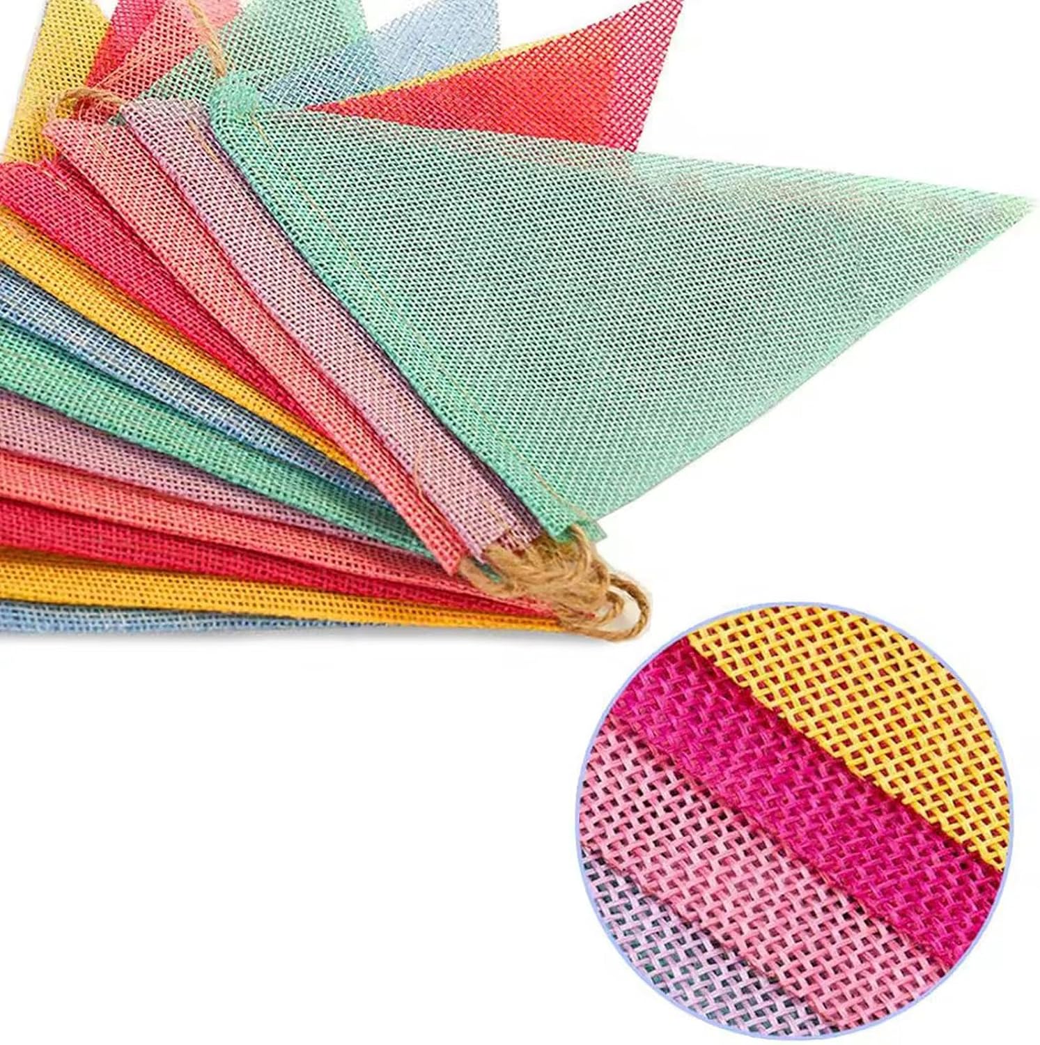 Thumbnail 2 de GUO-YING Wimpelkette Outdoor 20 m, 60 Flaggen