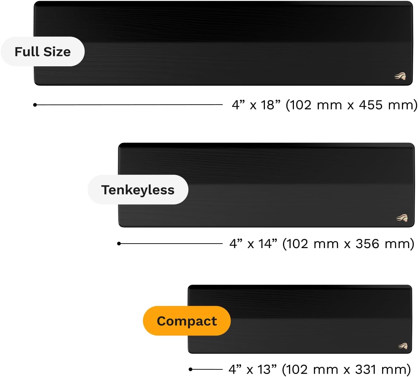 Thumbnail 3 de Glorious Gaming Poggiapolsi 300 x 100 x 19 mm ⌨️