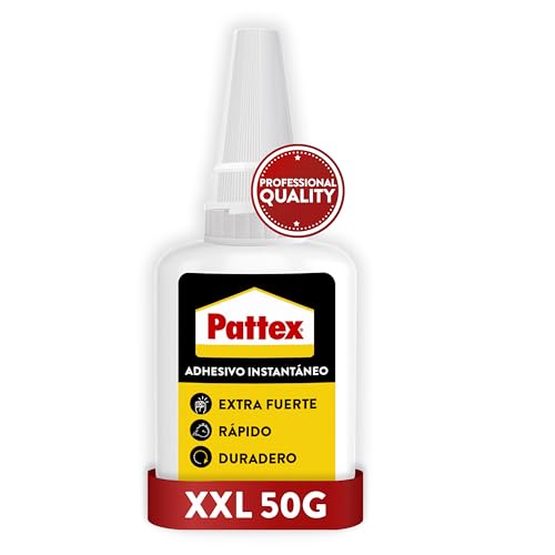 Detalle de Pattex Adhesivo Instantáneo Extra Fuerte 50 g: pega rápida y resistente para múltiples materiales