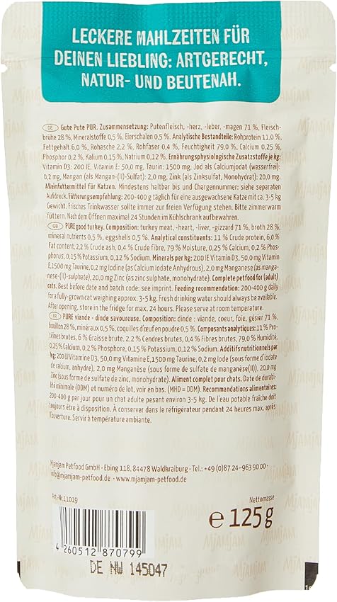Detalle de MjAMjAM Quetschie comida húmeda 12x125 g